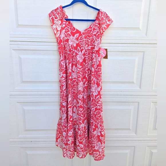 Just Found Dresses & Skirts - Maternity Floral Pink Dress